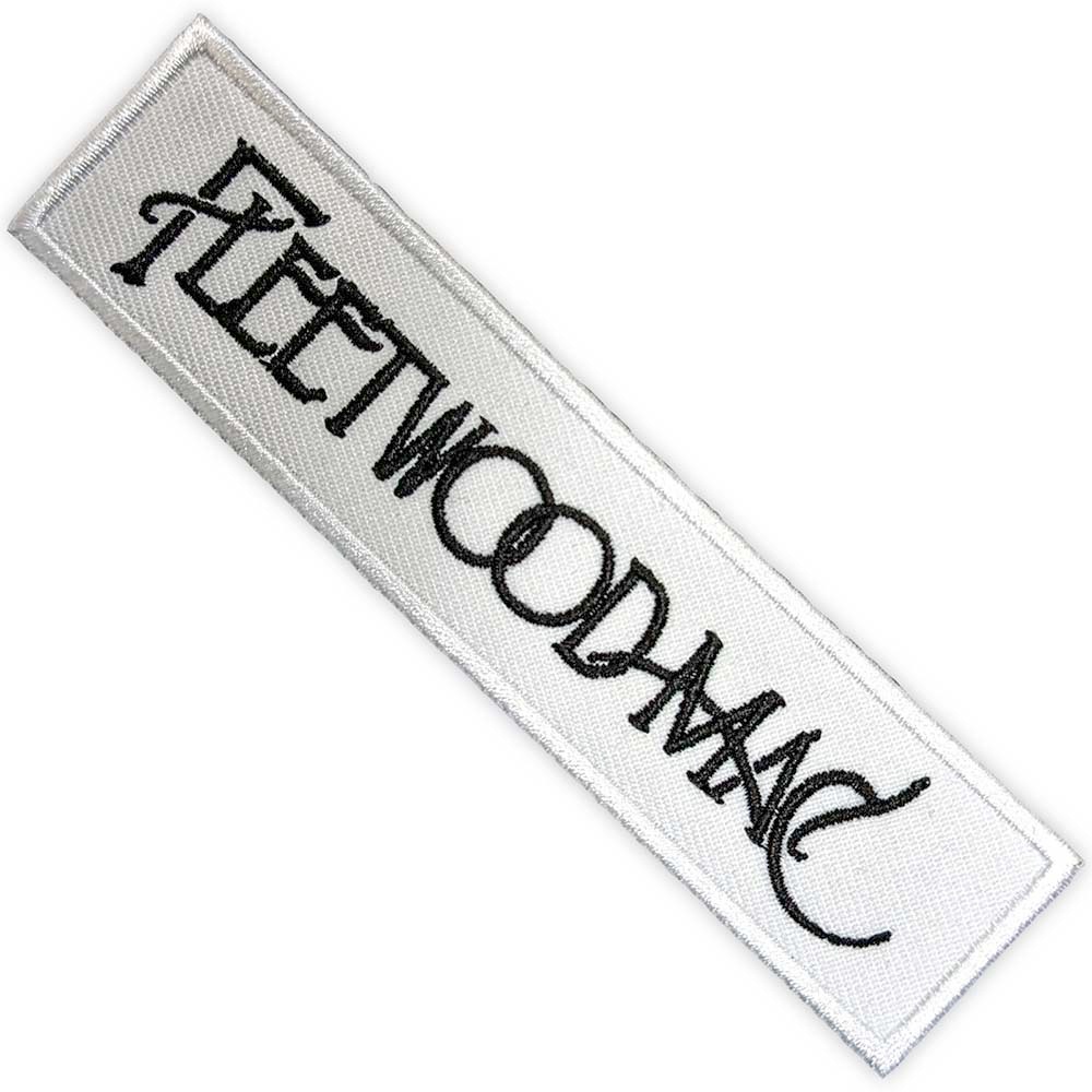 Fleetwood Mac - Text Logo Patch - Weiß